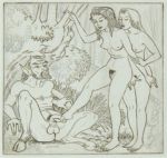 Fig.20c - A humorous variant of the satyr with nymph(s) theme.