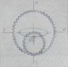 Fig.14: Paul's design for a Spirograph-like device for drawing ellipses (c.1950.)