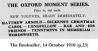 Fig.1c: Moment Series - additions in 1910.