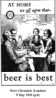 Fig.9b: Beer is Best advert - beer for all the family.